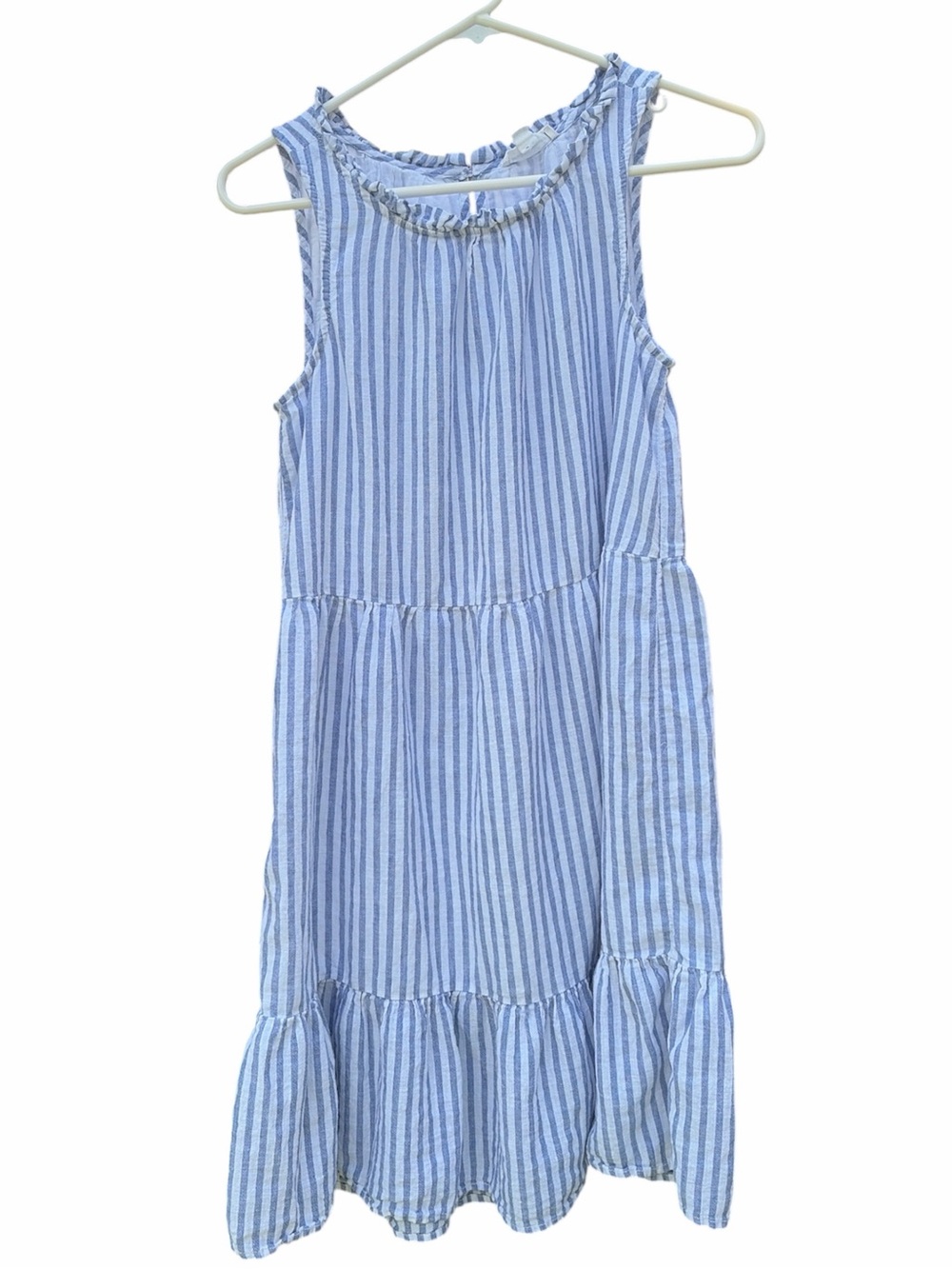 beachlunchlounge Saison Linen Blend Striped Dress - Picture 3 of 6